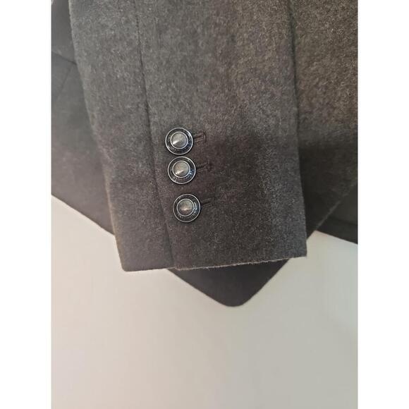 Banana Republic Green Military Blazer Womens Size 12 - Picture 6 of 9